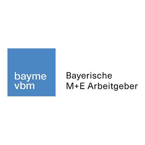 bayme vbm Die bayerischen Metall- und Elektro-Arbeitgeber logo